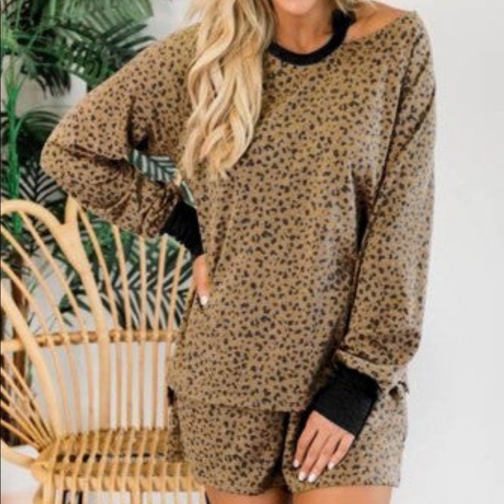 Leopard Lounge Set
